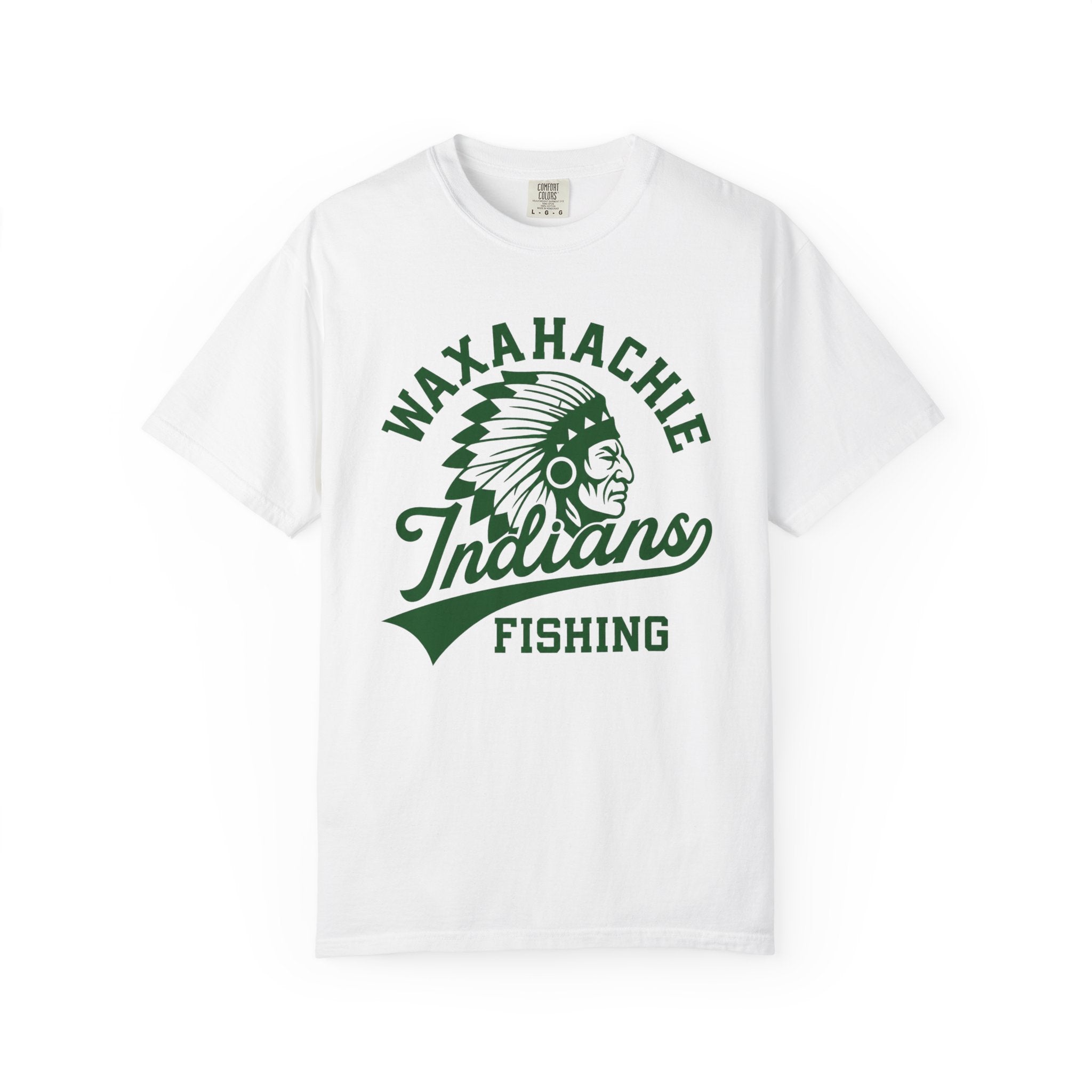 Waxahachie Indians Fishing Comfort Colors T-Shirt