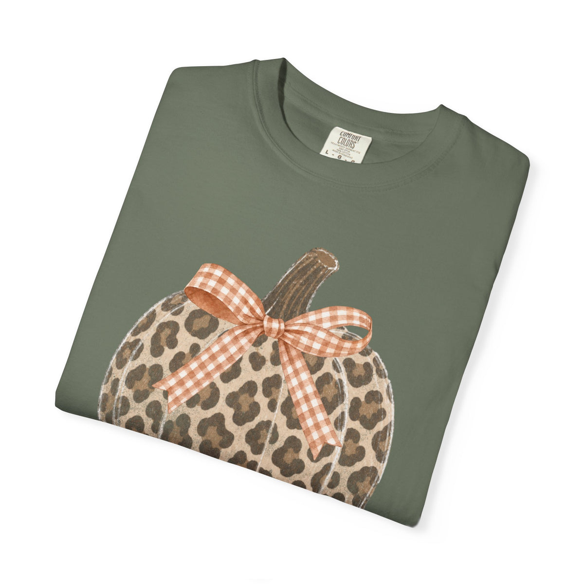 Leopard Pumpkin Comfort Colors T-shirt