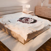 Ennis Lions Vintage Mascot Velveteen Blanket