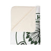 Waxahachie One Tribe Sherpa Blanket in White