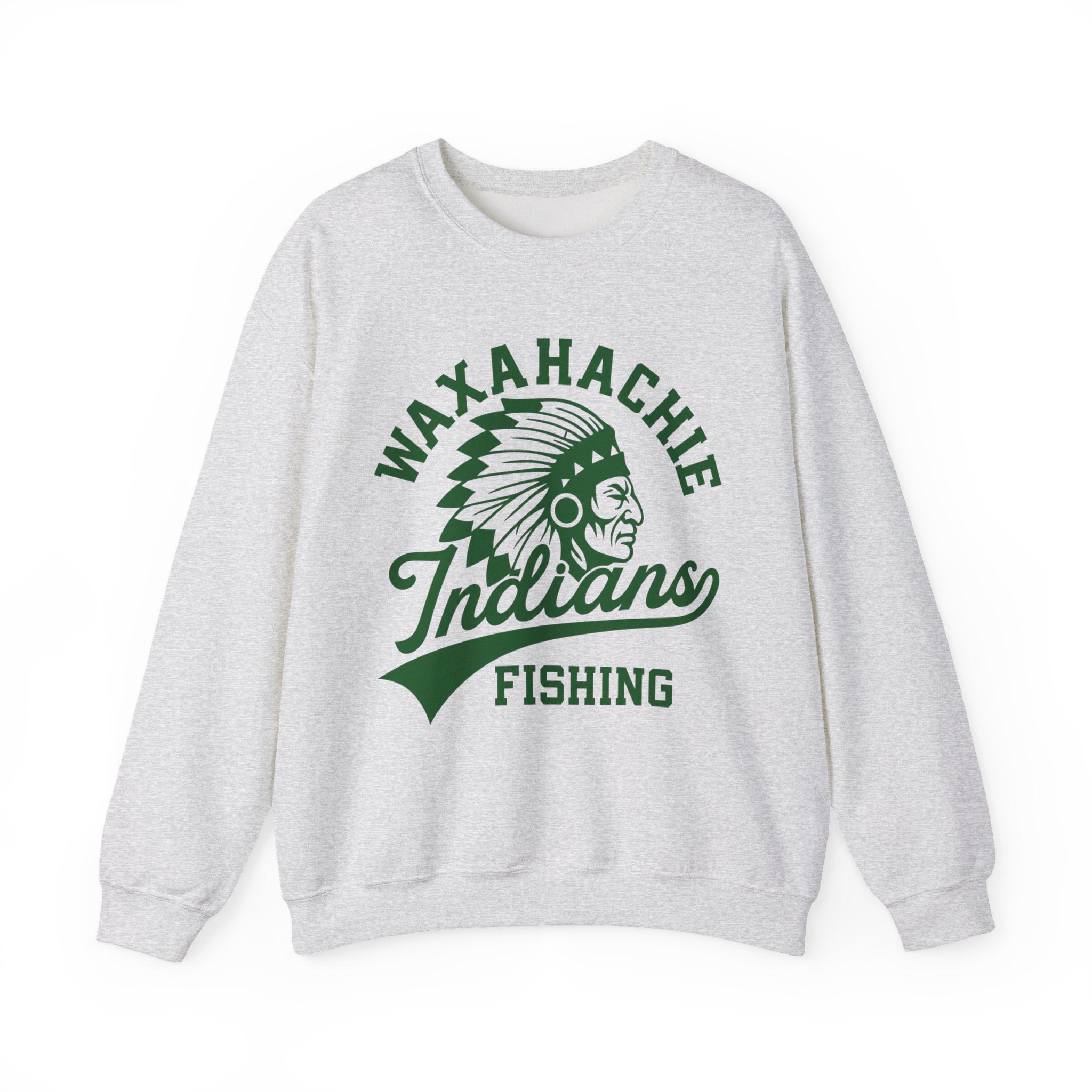 Waxahachie Indian Fishing Sweatshirt