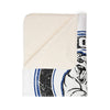 Frost Polar Bears Vintage Mascots Sherpa Blanket