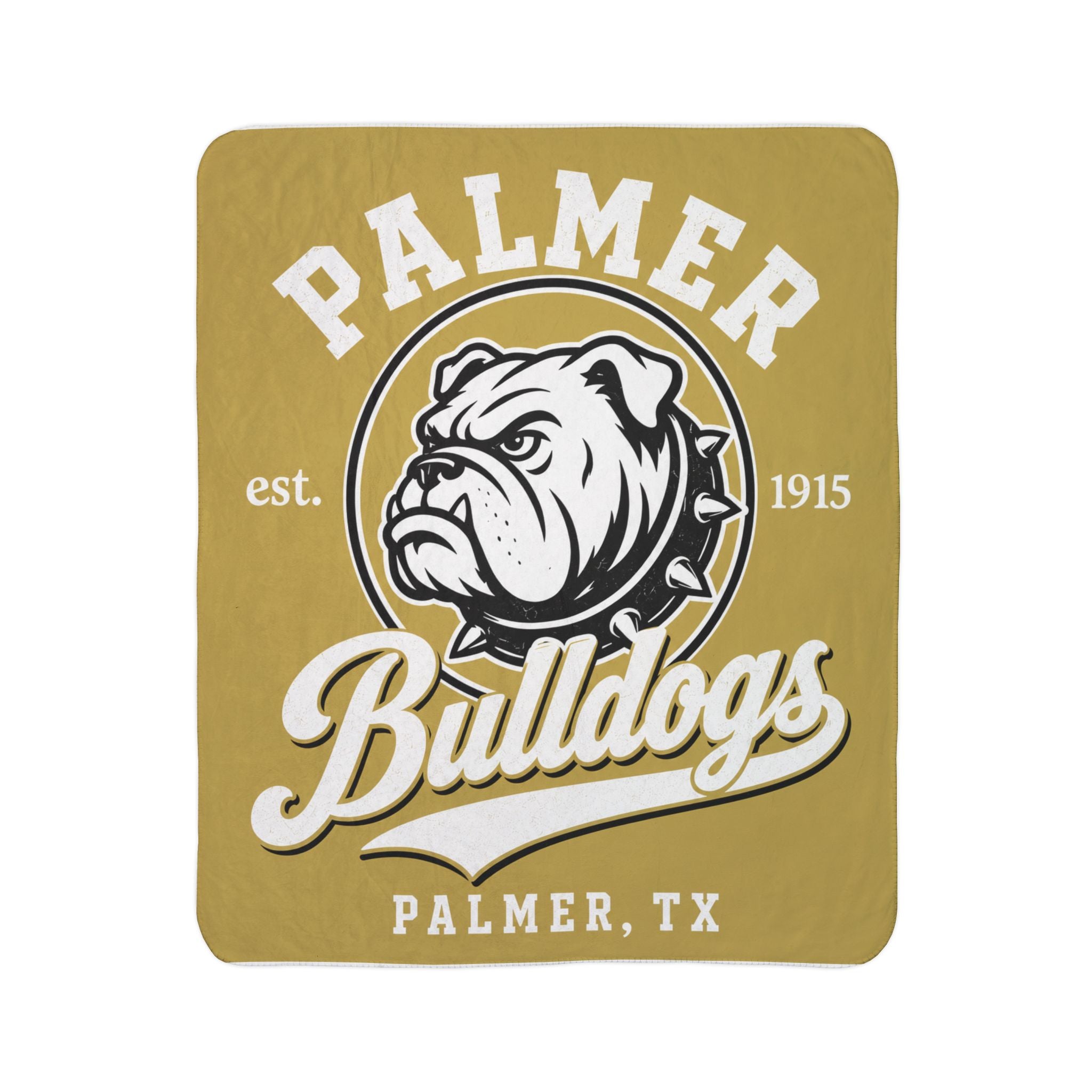 Palmer Bulldogs Sherpa Blanket