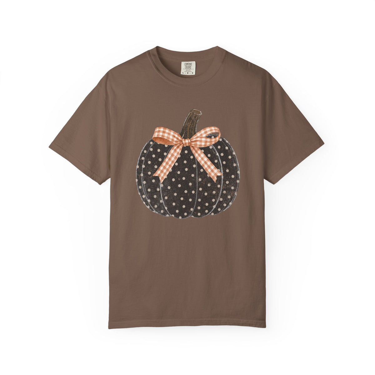 Polkadot Pumpkin Comfort Colors T-shirt