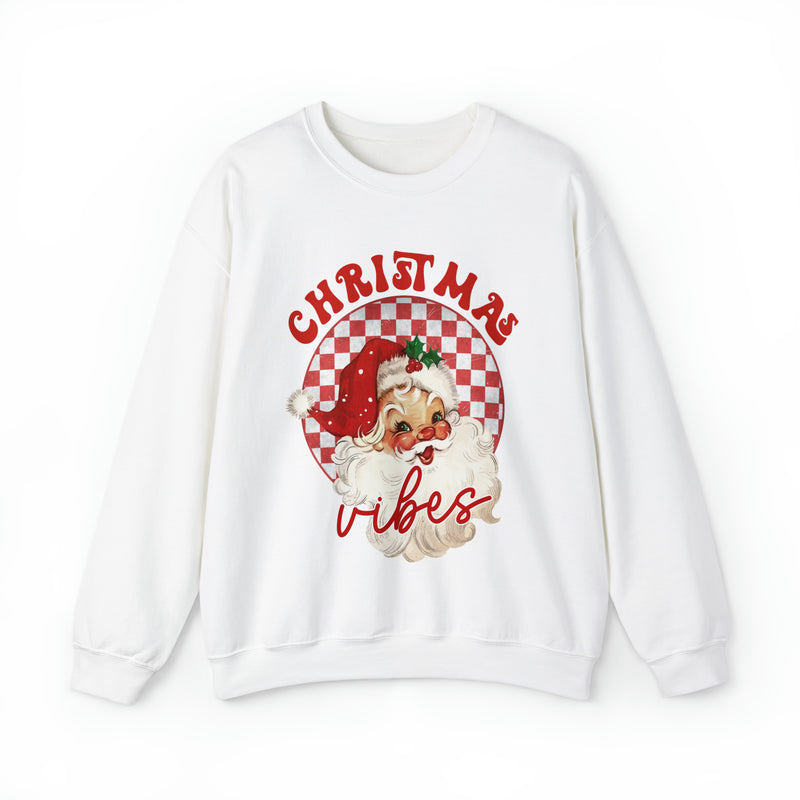 Red Santa Christmas Vibes Sweatshirt