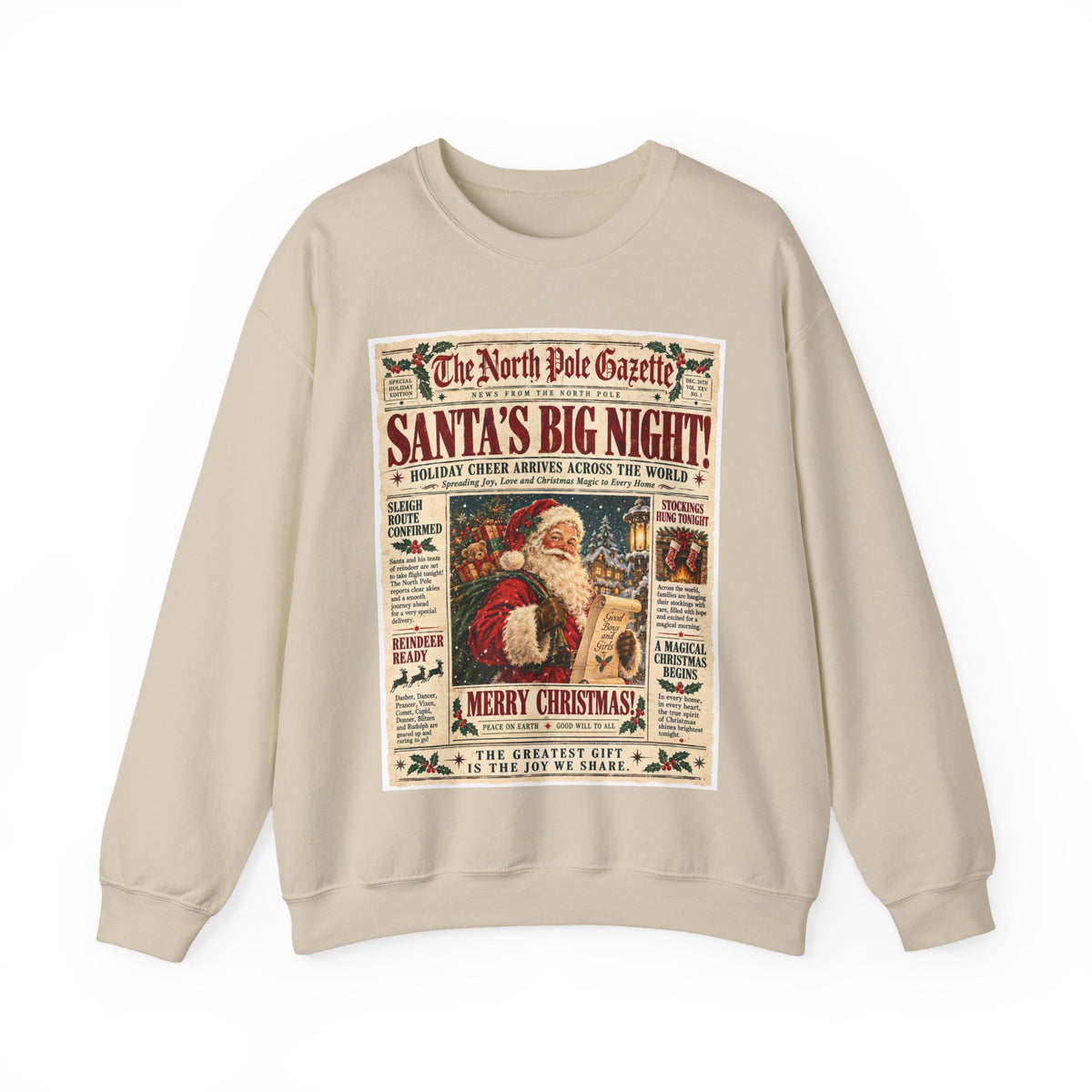 North Pole News Sweatshirt