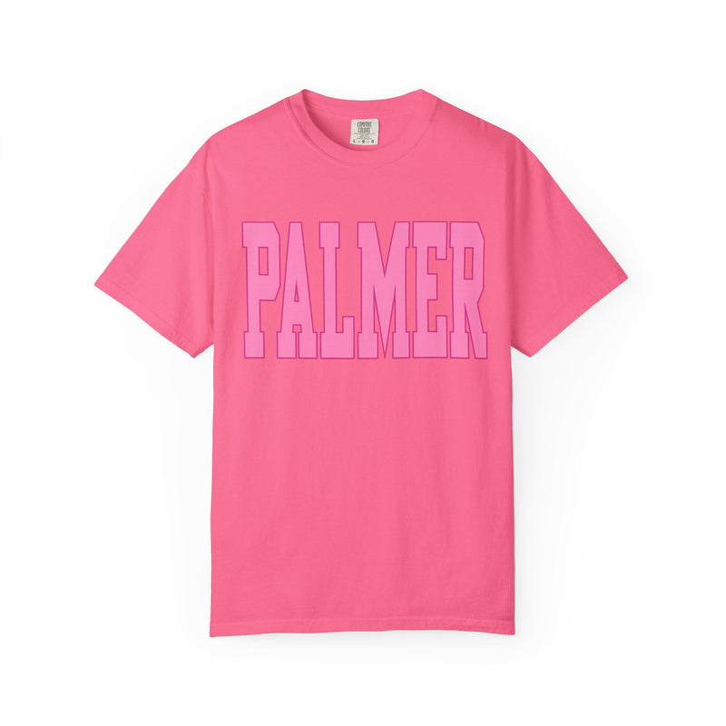 Pink Palmer Comfort Colors Tee