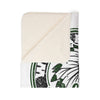 Waxahachie Indians Vintage Mascot Sherpa Blanket in White