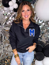Varsity M Quarter Zip Pullover PREORDER