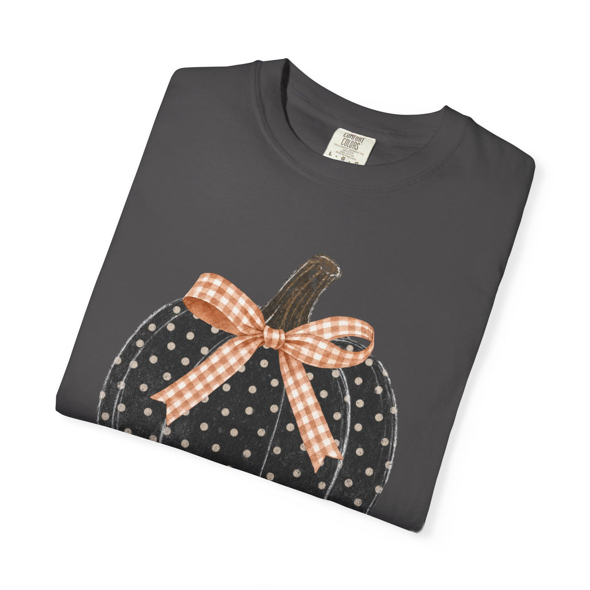 Polkadot Pumpkin Comfort Colors T-shirt