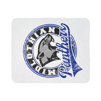 Midlothian Panthers Vintage Mascot Sherpa Blanket