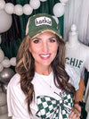 Green Vintage Distressed “Hachie” Hat PREORDER