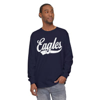 Eagles Script Long Sleeve Comfort Colors T-Shirt