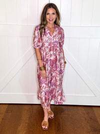 Umgee Paisley Midi Dress