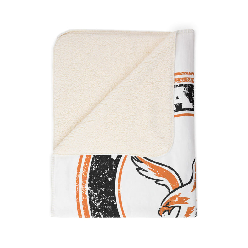 Avalon Eagles Vintage Mascots Sherpa Blanket