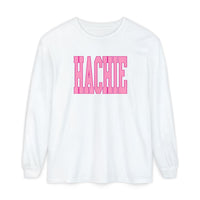 Pink Hachie Comfort Colors Long Sleeve Tee