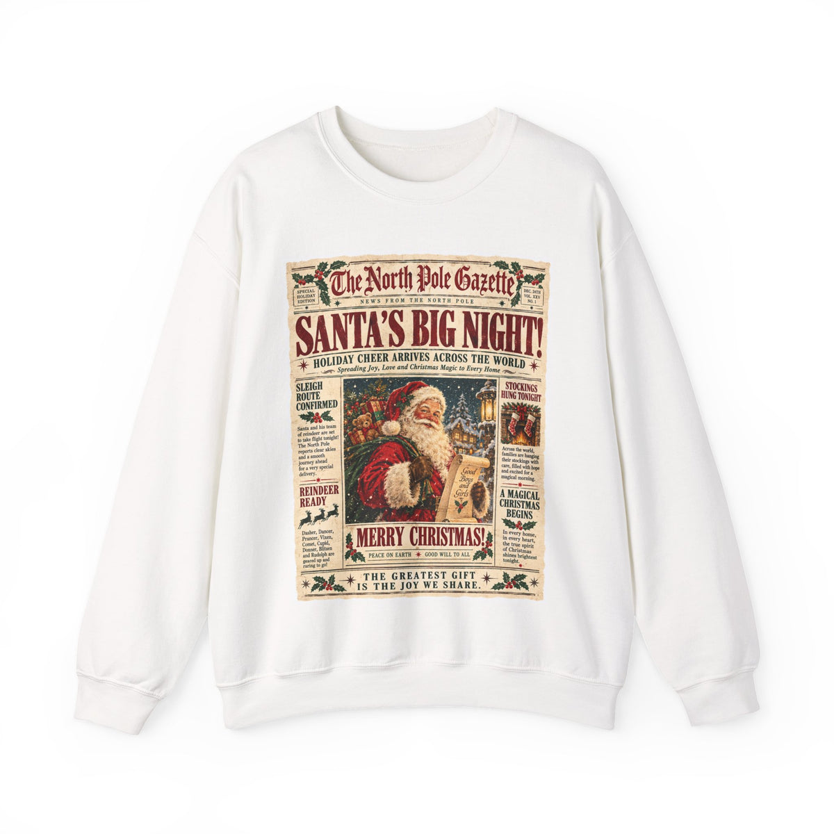 North Pole News Sweatshirt