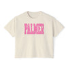 Pink Palmer Boxy Tee