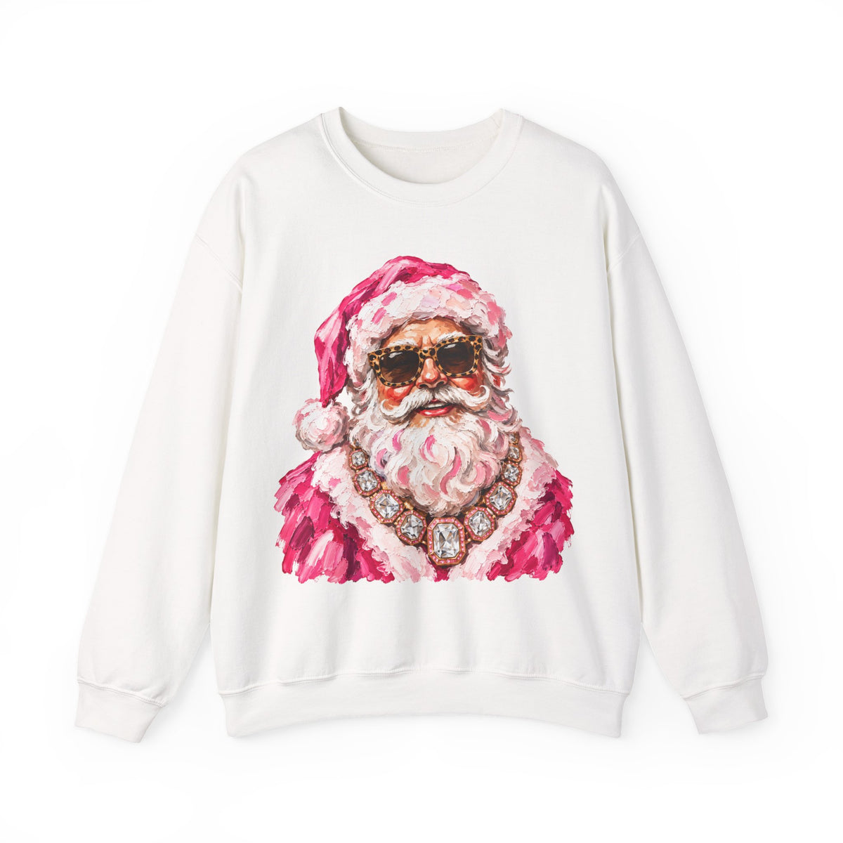 Pink Glam Santa Sweatshirt