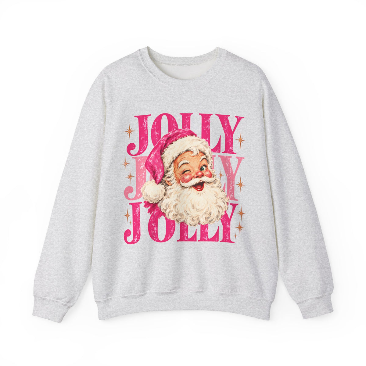 Pink Jolly Santa Sweatshirt
