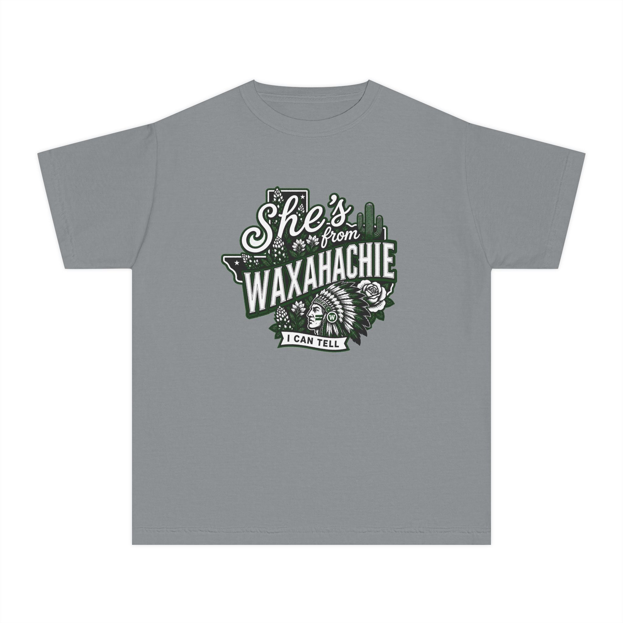 YOUTH She's From Waxahachie Comfort Colors T-shirt