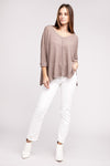 3/4 Length Textured Top