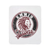 Ennis Lions Vintage Mascot Sherpa Blanket