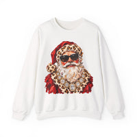Leopard Glam Santa Sweatshirt
