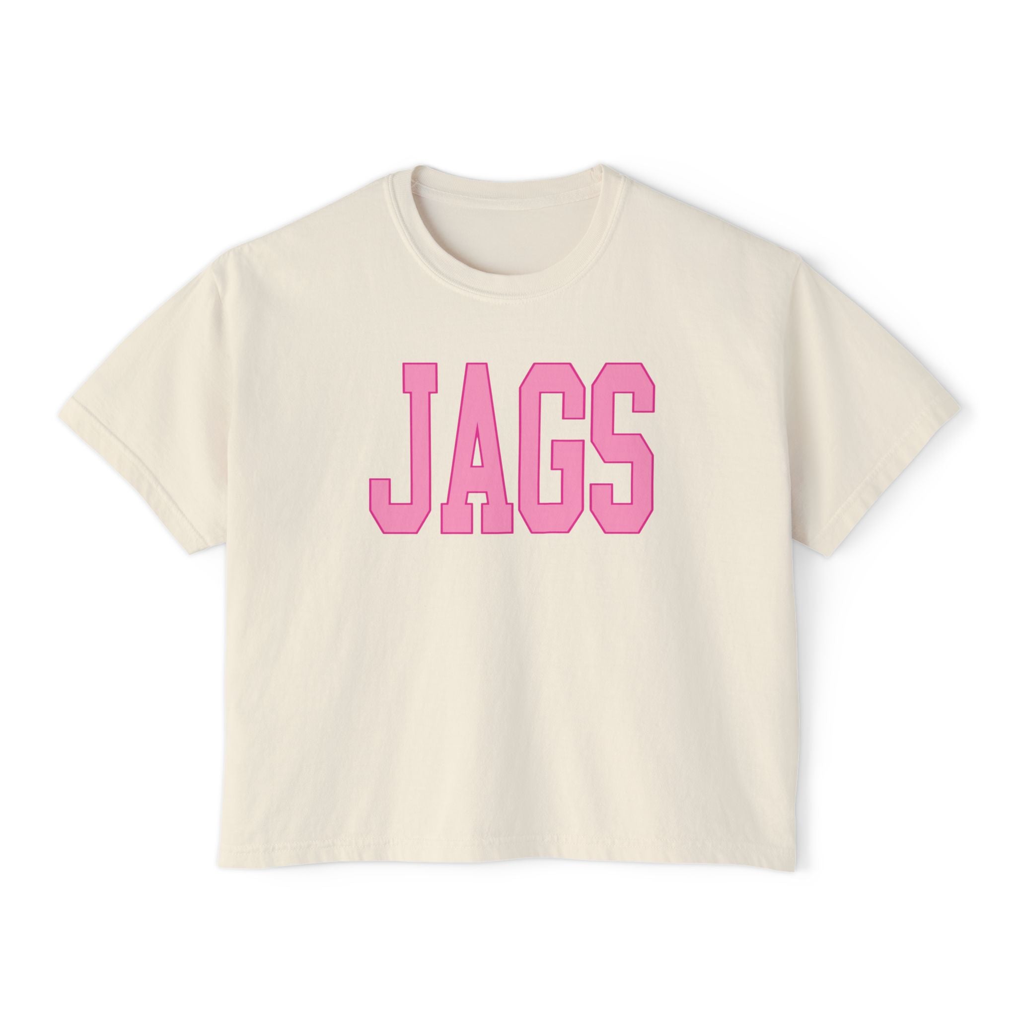 Pink Jags Boxy Tee