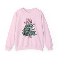 Oh Come Let Us Adore Him Christmas Tree Sweatshirt
