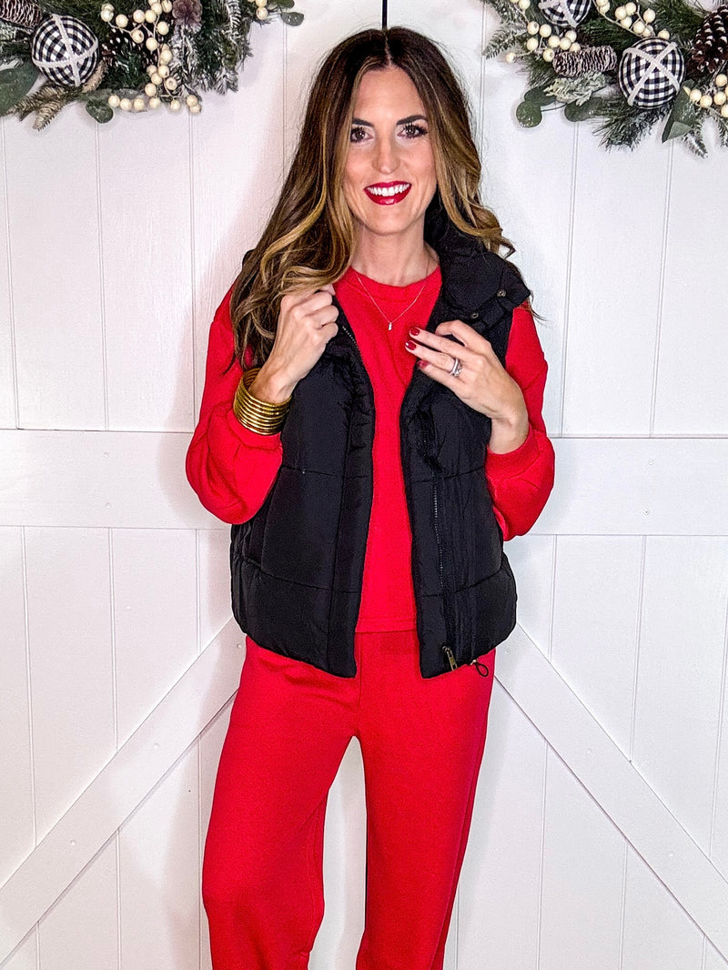 Zenana French Rib Pullover and Pants Set