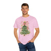 Preppy Christmas Tree Comfort Colors Tee