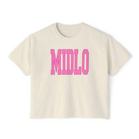 Pink Midlo Boxy Tee