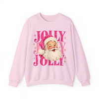 Pink Jolly Santa Sweatshirt