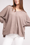 3/4 Length Textured Top