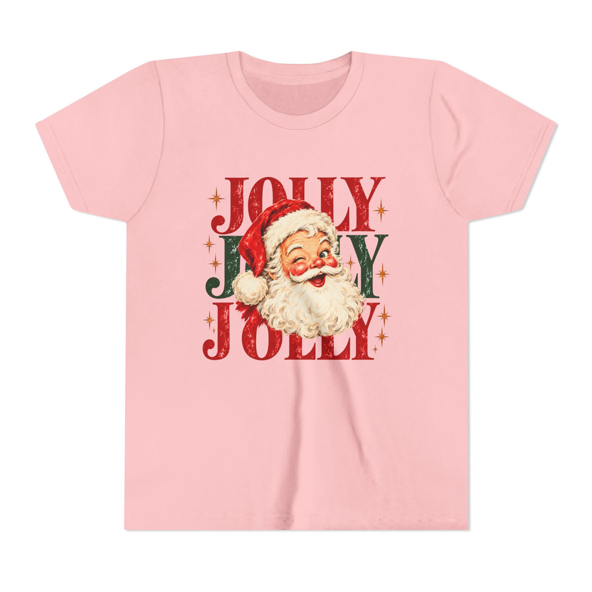 Youth Jolly Santa Bella Canvas Tee
