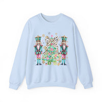 Preppy Nutcrackers with Christmas Tree Sweatshirt