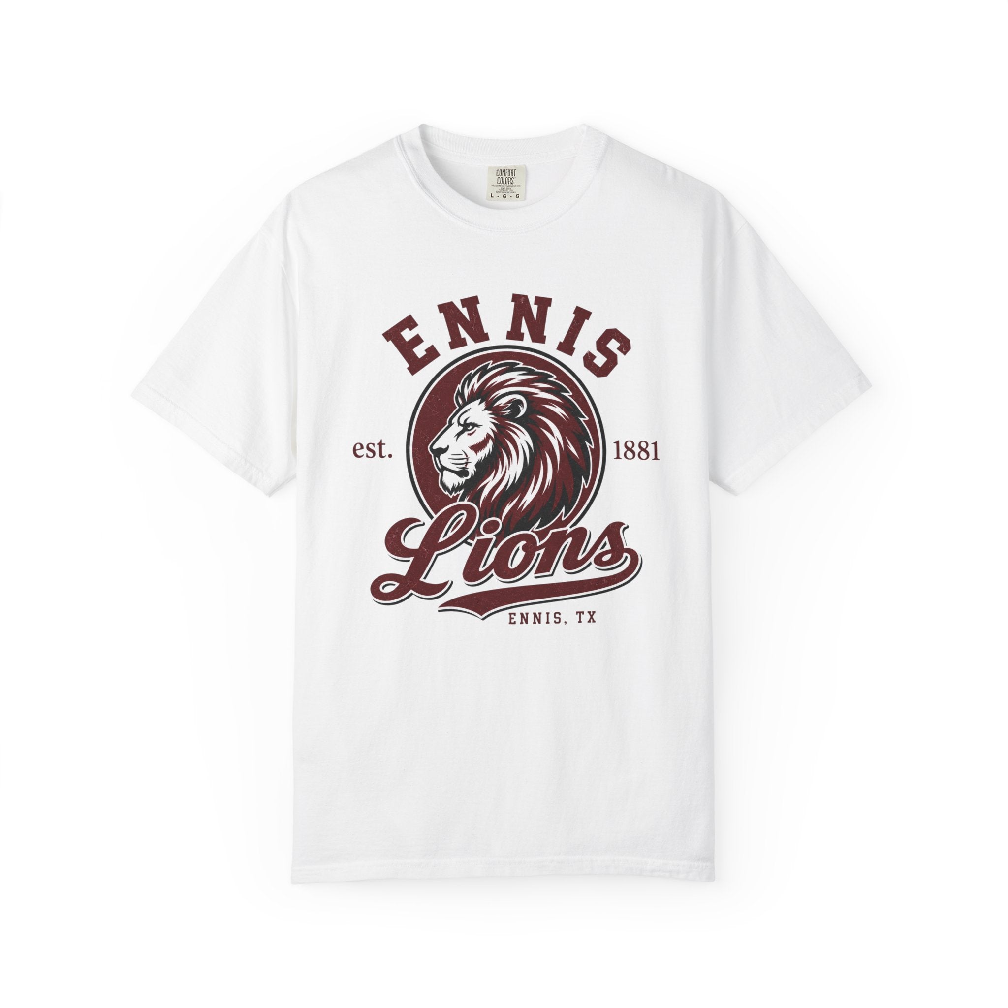 Ennis Lions Established Comfort Colors T-Shirt