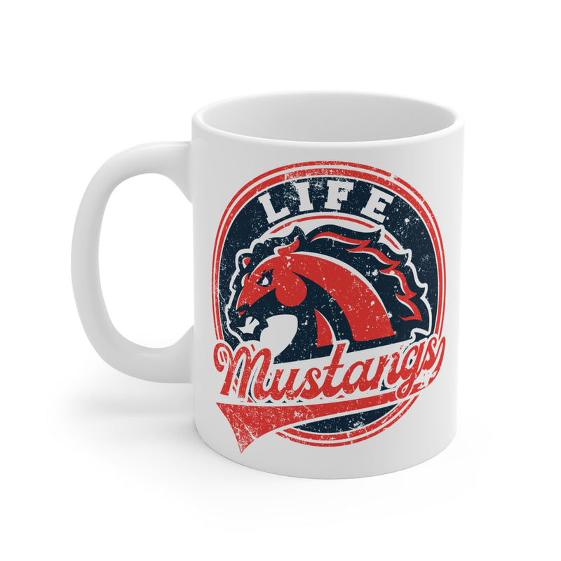 Life Mustangs Vintage Mascot Mug