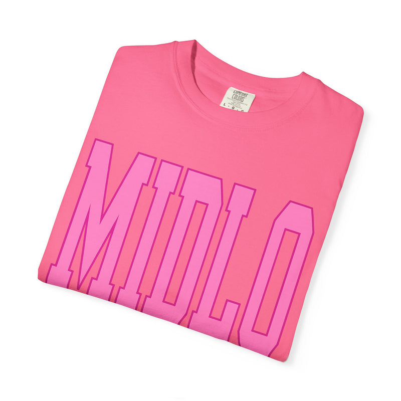 Pink MIDLO Comfort Colors Tee