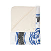 Global Wolf Pack Vintage Mascots Sherpa Blanket in White