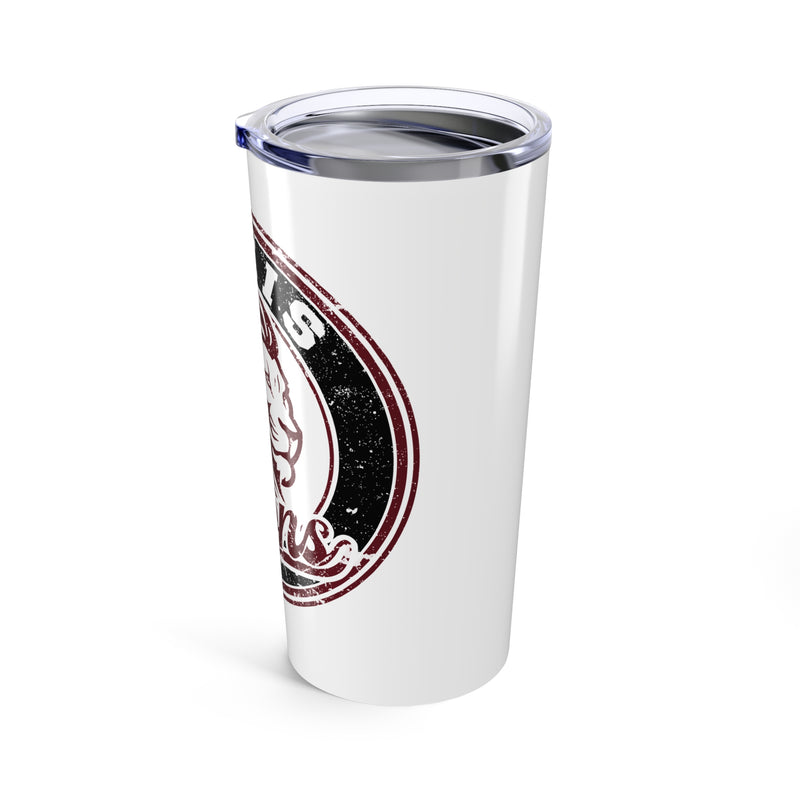 Ennis Lions Vintage Mascot 20 Ounce Tumbler