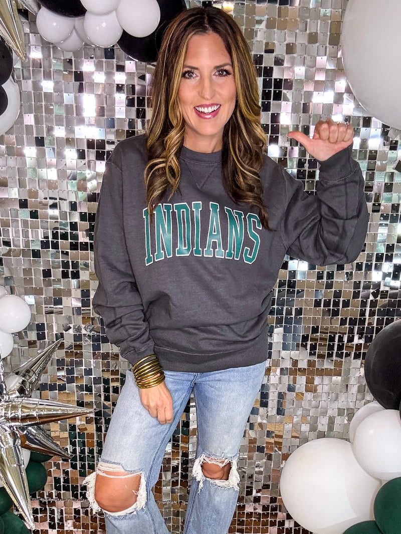 Gray Indians Garment Dyed Pullover PREORDER