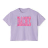 Pink Hachie Boxy Tee