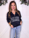 BLACK PALMER Quarter Zip Pullover PREORDER