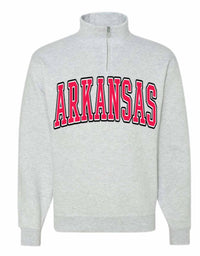 ARKANSAS Quarter Zip Pullover PREORDER