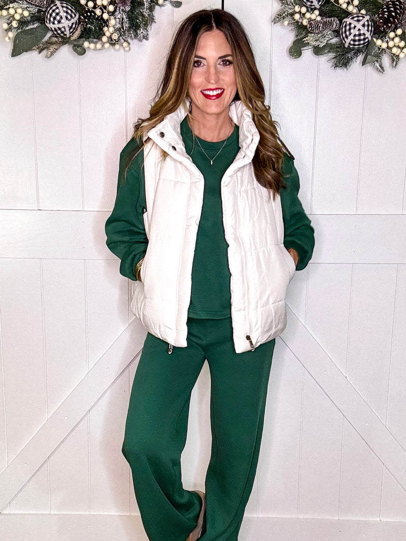 Zenana High Neck Zip-Up Vest Coat