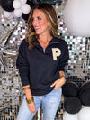 Varsity P Quarter Zip Pullover PREORDER
