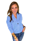 Corded Elastic Waist Top