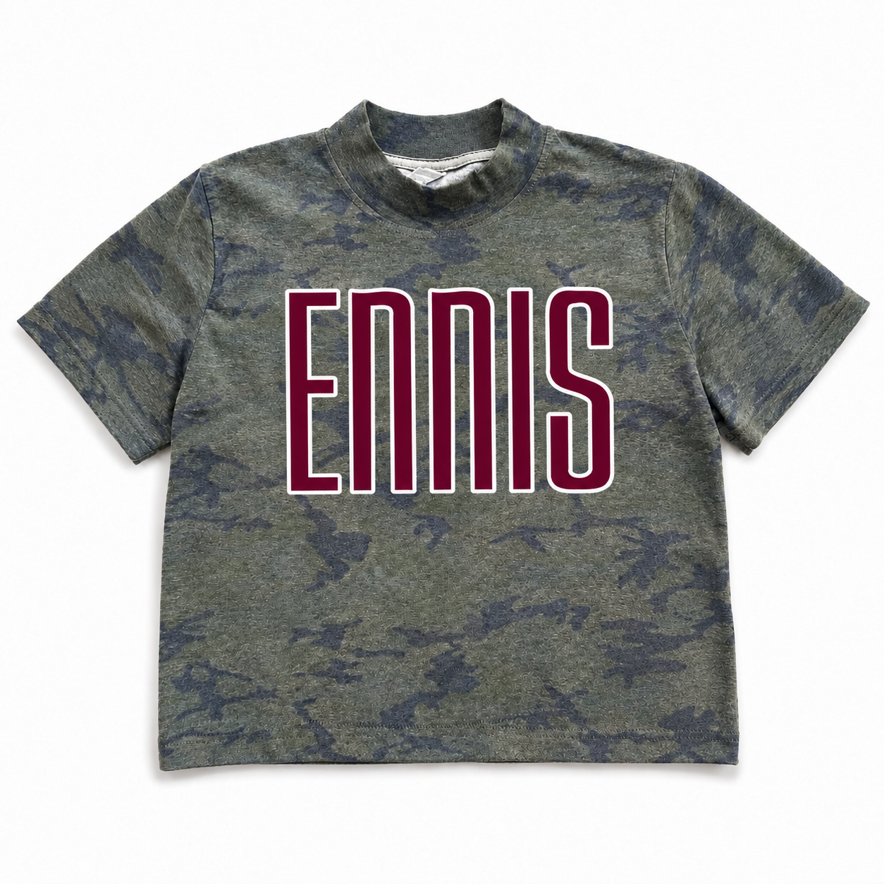 Ennis Boxy Camo Short Sleeve T-Shirt PREORDER